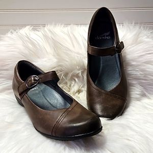 Dansko Fawna Burnished Nappa Office Shoes